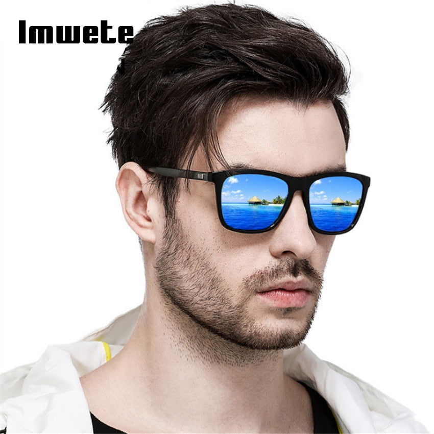 Polarized Sunglasses Men Sun Glasses Fashion Square Black Eyeglasses –  Chilazexpress Ltd