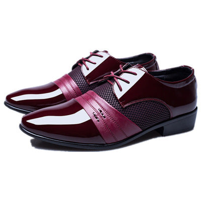 Men Leather Oxfords Fashion Business Dress Men Shoes