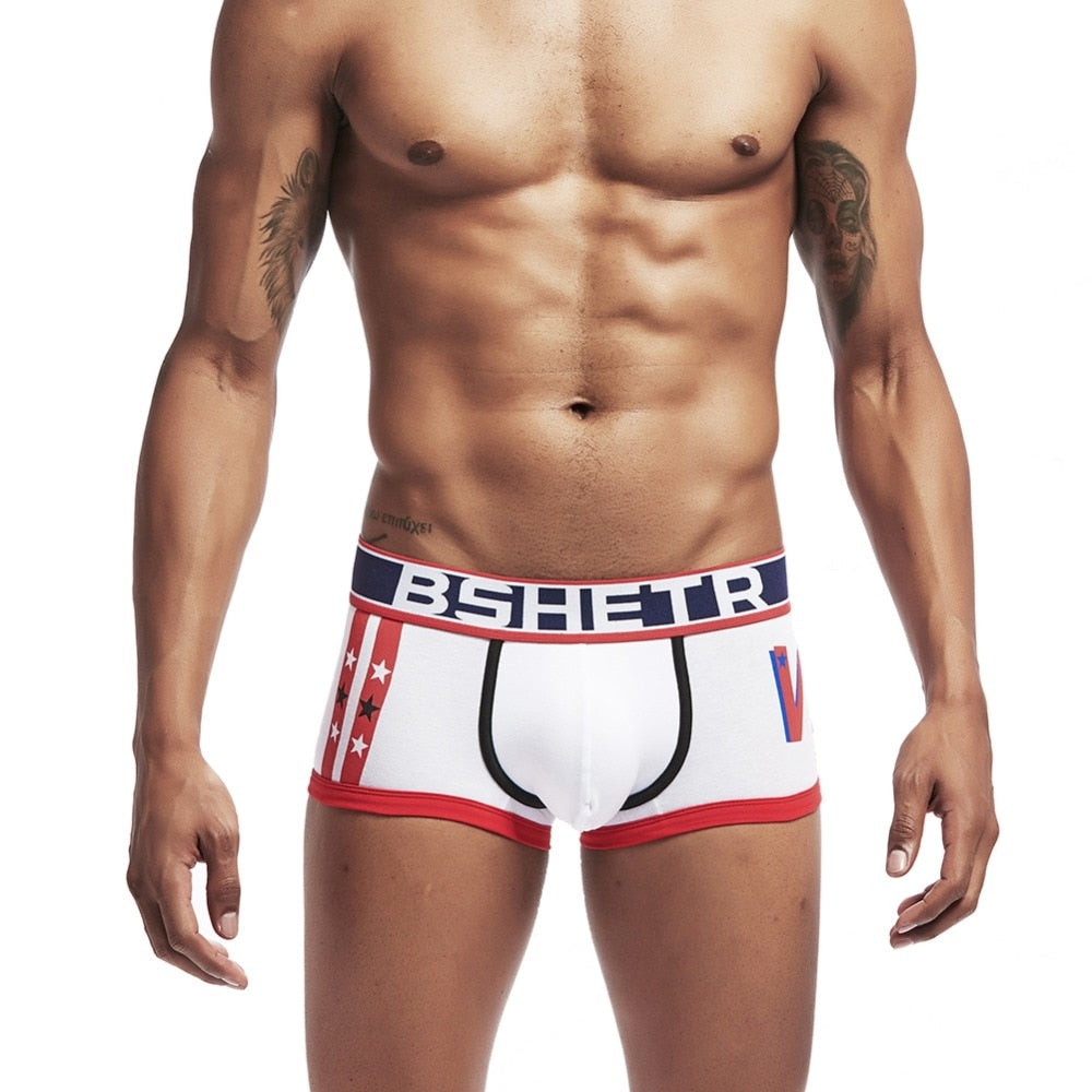 Buy Wholesale China Men Underwear Custom Logo Designer Soft Hombre Boxer  Shorts Man Underwear Men's Briefs & Boxers & Underwear Briefs at USD 1.28