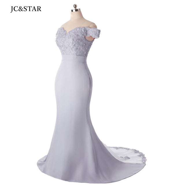 Hot Mermaid wedding party gown satin dress