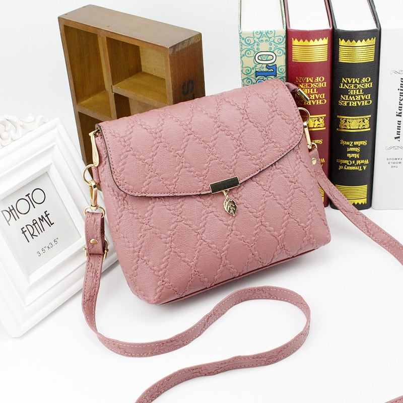 Mini Handbag Shoulder Crossbody Bag Small Purses for Women(Pink)