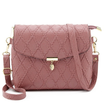 Nuolin Cherry blossom pattern female PU leather small handbag fashion  casual designer ladies bag shoulder girl bag round zipper 