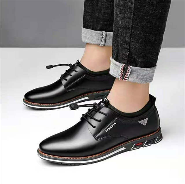 Luxury Pointed Toe Casual Leather Men's Shoes