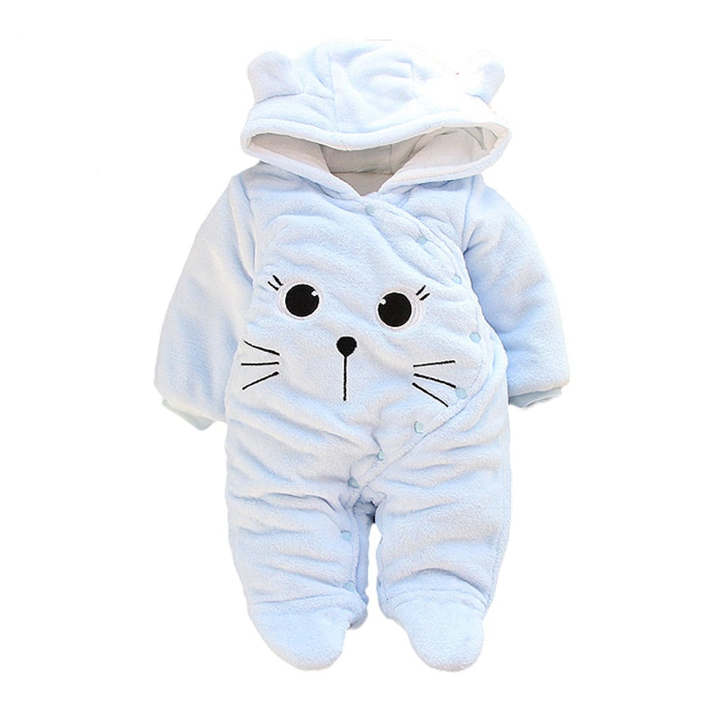 Baby Winter Overall Romper Clothes For Newborn