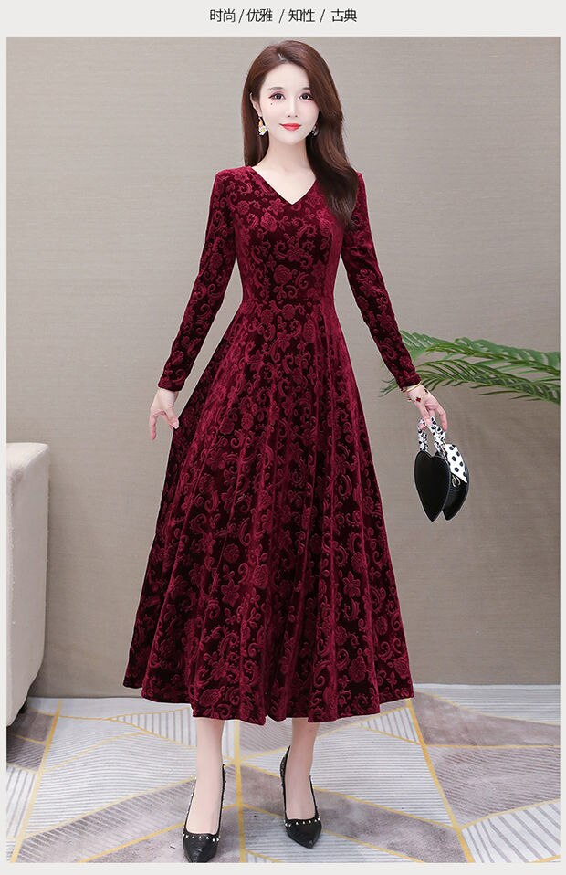 Autumn Winter High-Quality Long Dress
