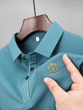 High end exquisite embroidery short sleeve men Polo T-shirt
