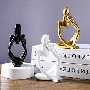Home Decoration Resin Sculpture Thinker Character