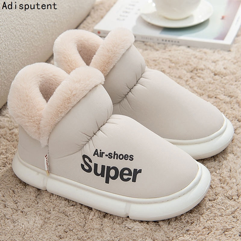 Unisex Winter Boots Plush Slippers