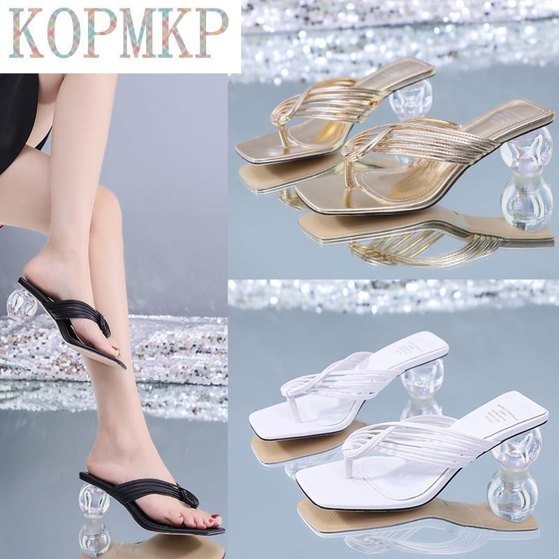 Summer Women Casual Square Toe PU Leather Sandals Shoe