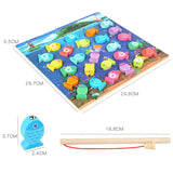 Montessori Educational Wooden Toys for Kids Montessori Toys Board Math Fishing Game Montessori Toys Educational for 1 2 3 Years