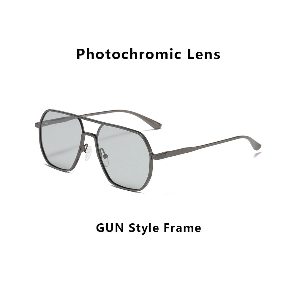 Day Night Vision Photochromic Men Sunglasses