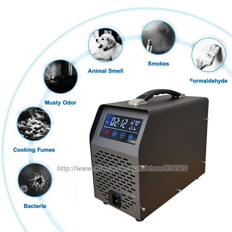 Ozone Generator, 50000mg Commercial Air Purifier with Remote control
