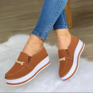 2022 Women Thick-soled Slip-on Casual Shoes