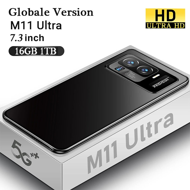 7.3 inch Global Version M11 Ultra Android Phone