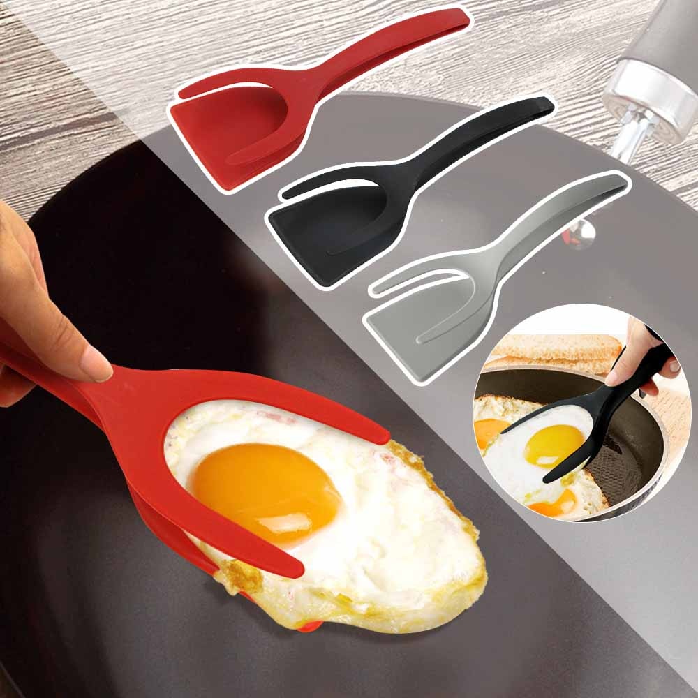 2 Pieces Omelette Spatula Kitchen Omelet Turner Silicone Omelette