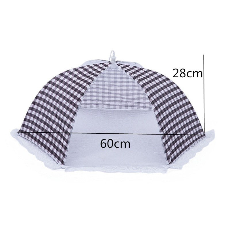 1PC Portable Umbrella Style Food Cover Anti Mosquito Meal Cover Lace Table Home Using Food Cover Kitchen Gadgets Cooking Tools