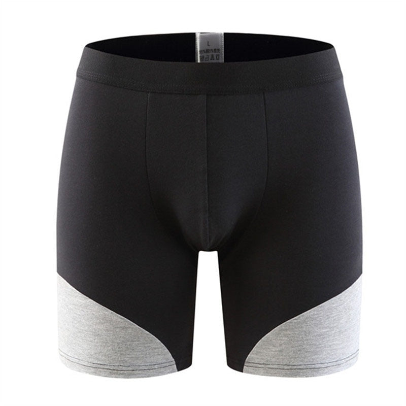 Men's Boxer Shorts Lycra Cotton Underwear U Convex Pouch