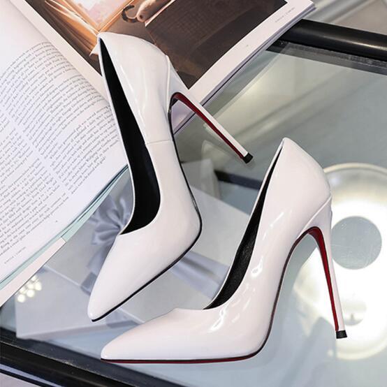 Thin heels pointed toe spring and autumn Pumps shoes