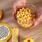 inventive stain resistant steel corn planer multifunction peeling corn thresher practical kitchenware kitchen gadgets