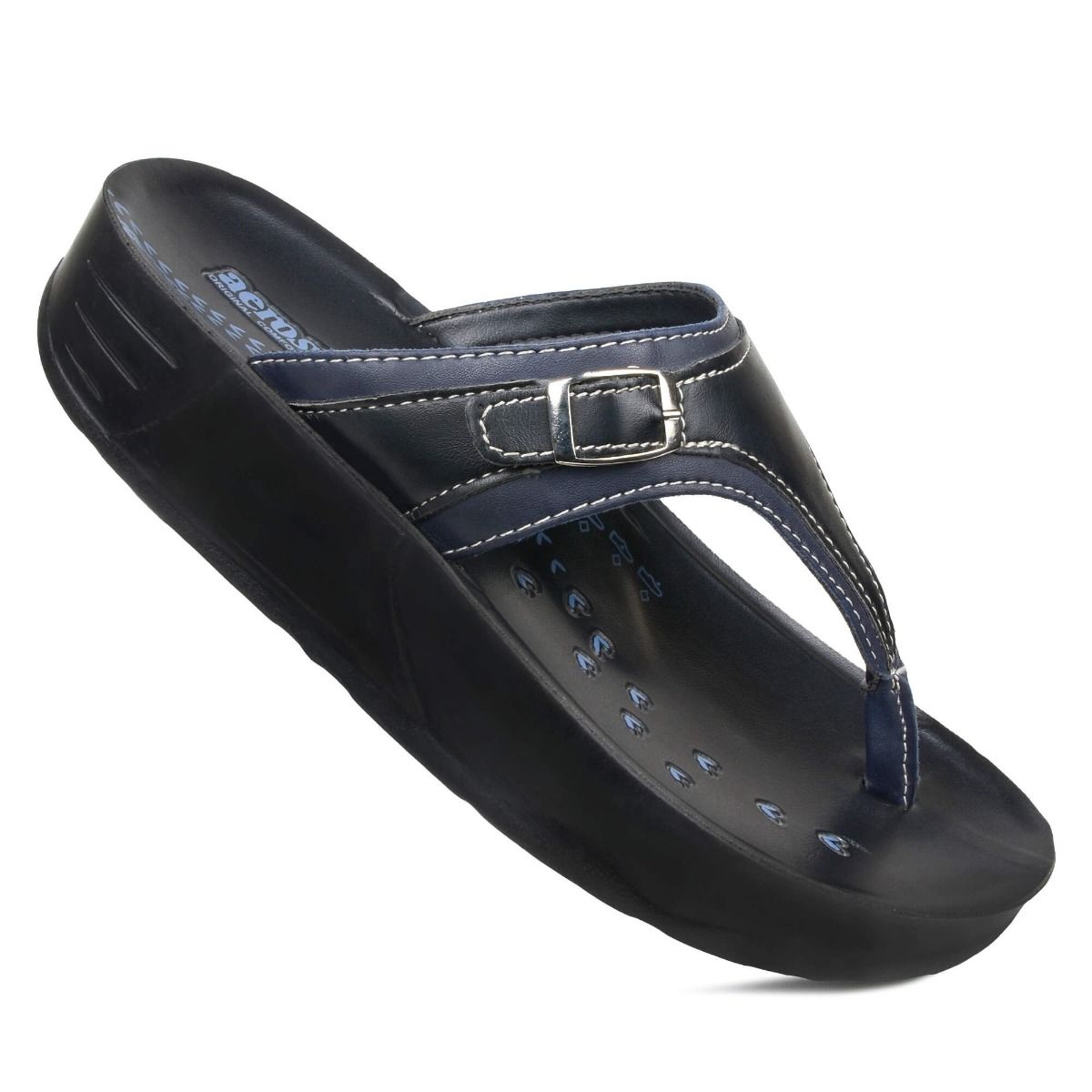 Aerosoft Joana Comfortable Arch Support Platform Sandal for Women