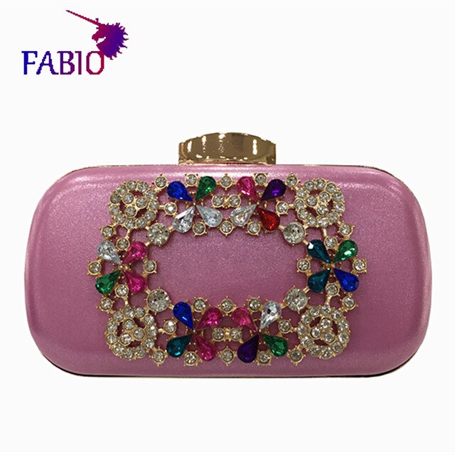 African Nigerian-style The party delicate diamond buckle bag