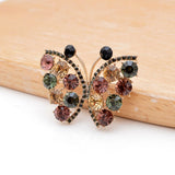 New Arrival Rhinestone Butterfly Brooches For Women