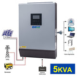 5KVA 4000W Solar Hybrid Inverter Pure Sine Wave 220VAC