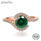 Jellystory Classic Ring for Women with 7*7mm Round shaped