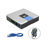 VOIP Gateway 2 Ports SIP V2 Protocol Internet Phone Voice Adapter