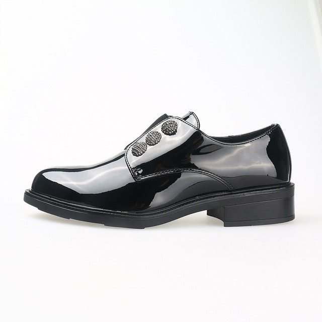 Women Brand Patent leather Loafers