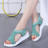 Women Sandals Female Shoes Woman Summer Wedge Comfortable Sandals Ladies Slip-on Flat Sandals Women