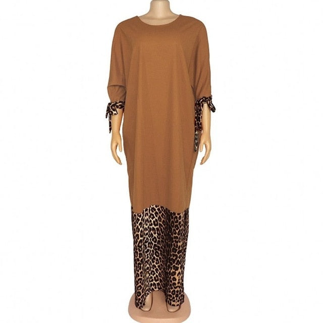 African Dresses For Women Golden Glitter