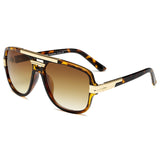 Brand Design Men Sunglasses Vintage Male Square Sun Glasses Luxury Gradient Sunglass