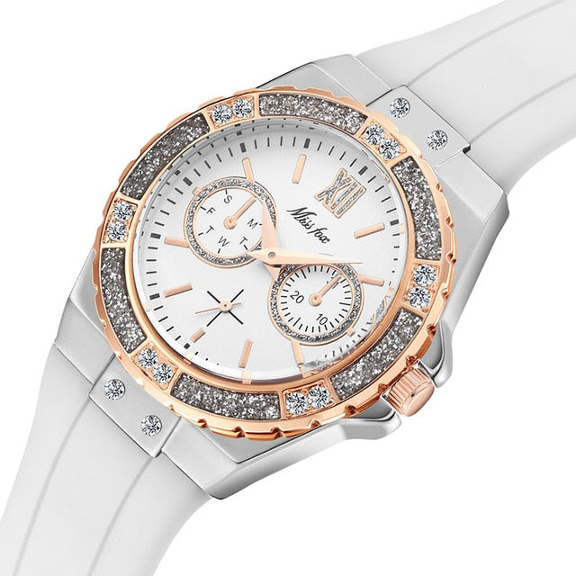 Women's Watches Chronograph Rose Gold Sport Watch
