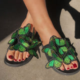 Fashion Women Sandals Open Toe Bohemian Summer Shoes Women Sandals Beach Flat Sandals