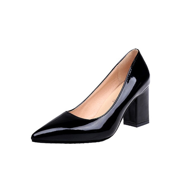 New Women Pumps Black High heels 7.5cm