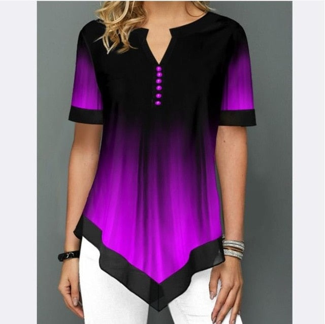 Shirt Blouse Fashion 2020 Large Size Tops