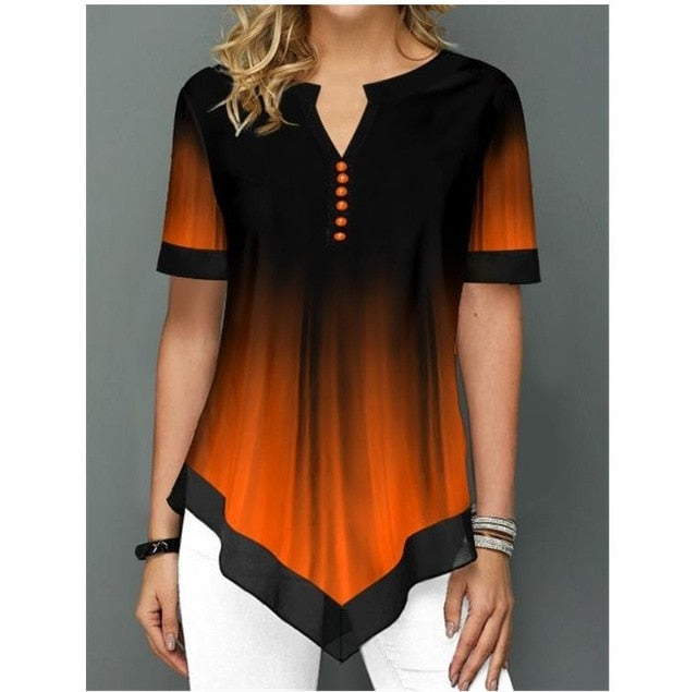 Shirt Blouse Fashion 2020 Large Size Tops