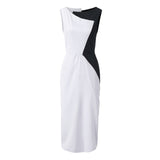 Patchwork Summer Dress Women 2020 Casual Plus Size Slim Office Bodycon Dresses Elegant