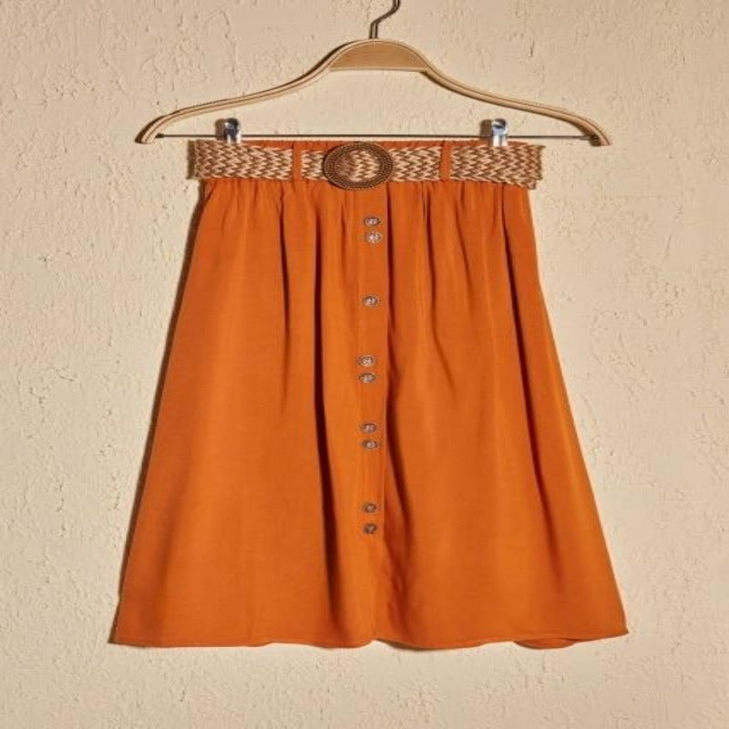 Trendyol Belt Detail Skirt TWOSS20ET0615