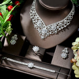 Hot Flower Shape Pendant Necklace Set