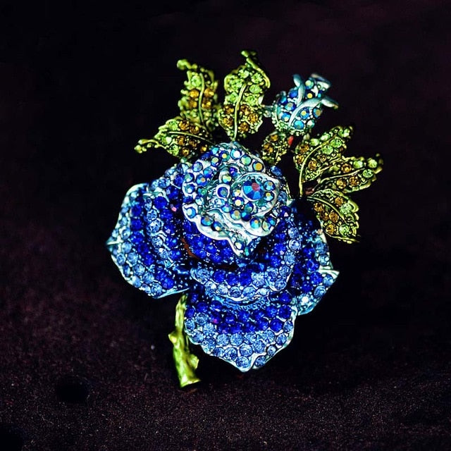 Large Flower Brooch Pin For Dresses Beautiful Luxury Pins And Brooches