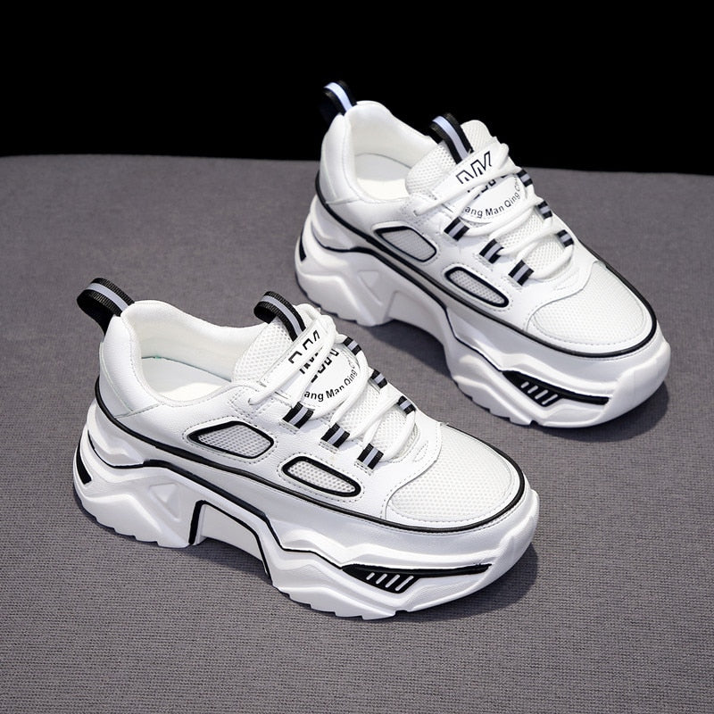 Women Sneakers White Black Designer Shoes