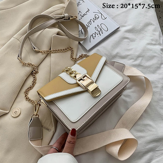 Ribbons PU Leather Women Handbags Chains Purses And Handbags Female Small Shoulder Bag Shopping Outdoor Crossbody Bags For Women