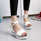 New Sandals Summer Women's Sandals Ladies Sandals Wedges  Mouth Roman Sandals High Quality