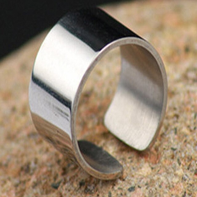 rings men's couple ring stainless steel adjustable wedding rings