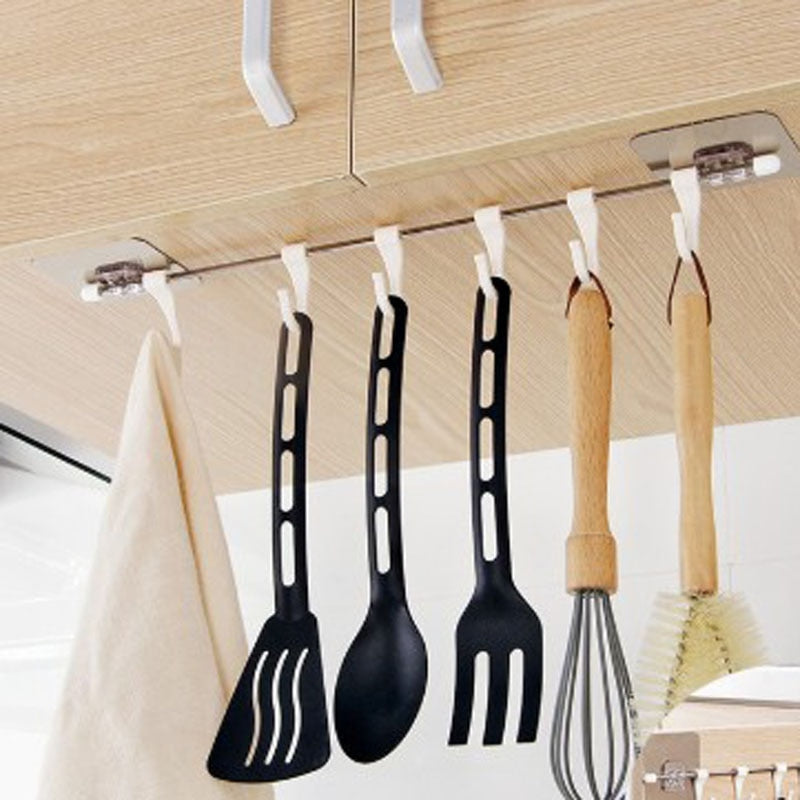 Kitchen Gadgets Cupboard 6 Hook Home Organizer