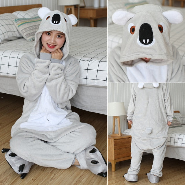 Unicorn Totoro Pajamas Winter Women Pajamas
