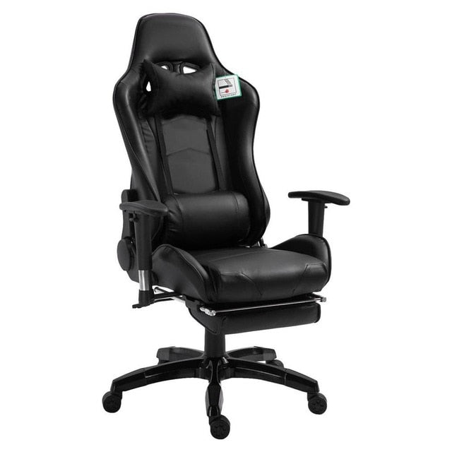 Ergonomic Reclining Racing Game Chair With Armrest