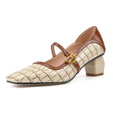 Genuine Leather Mary Jane Women's Shoes